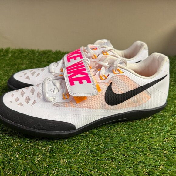 Nike Zoom Rival SD 4 Track & Field White Throwing Shoes Men\'s 685135-102 NEW